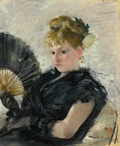 Femme À L’éventail av Berthe Morisot