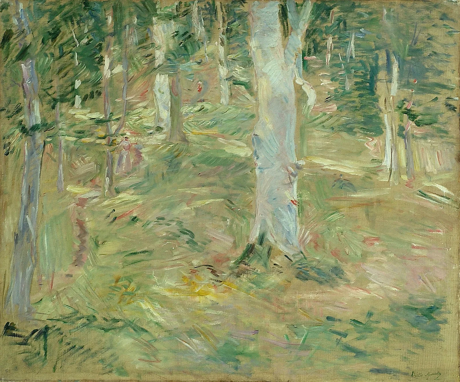 Forêt de Compiègne av Berthe Morisot