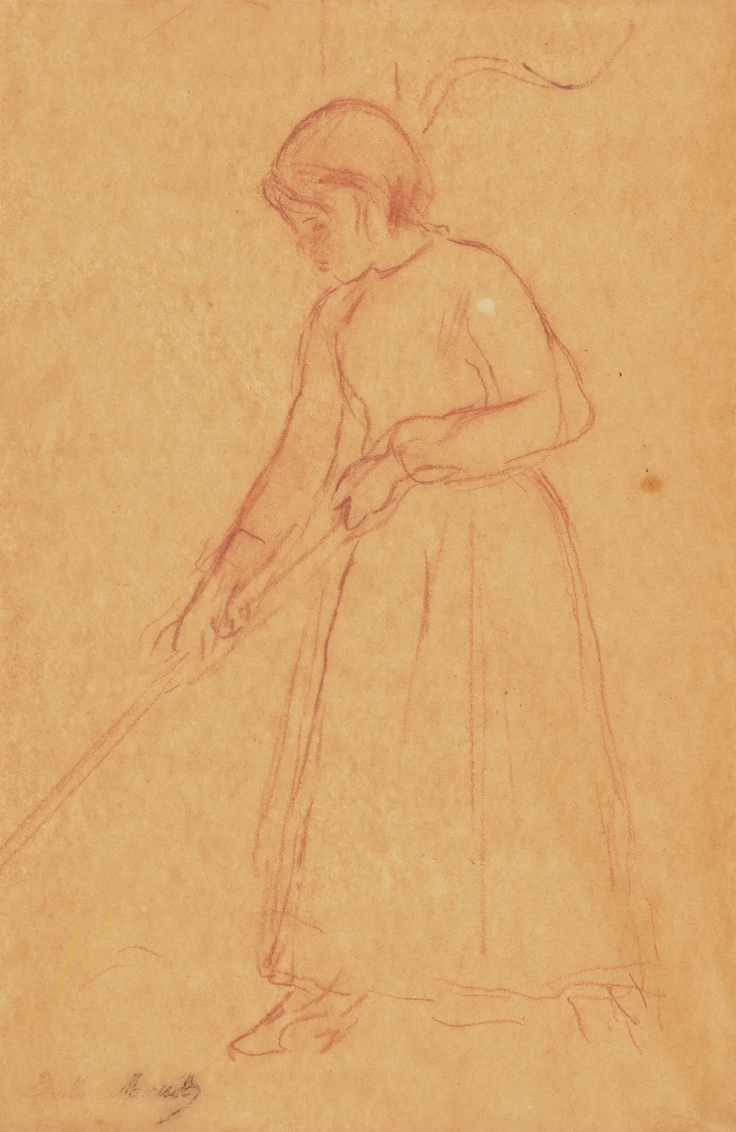 La Faneuse av Berthe Morisot