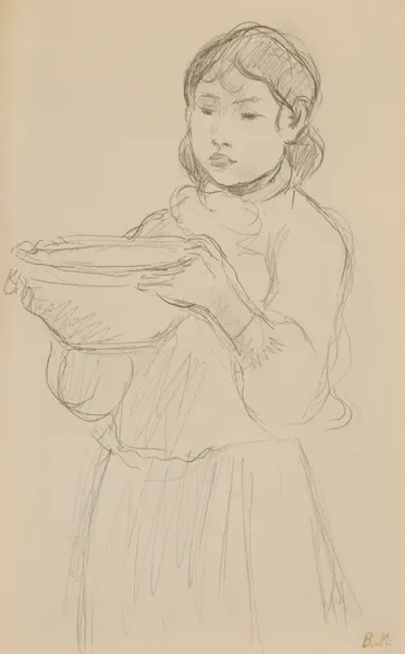 La jatte de lait av Berthe Morisot