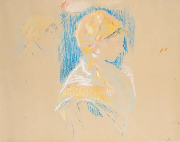 Niçoise en costume local av Berthe Morisot