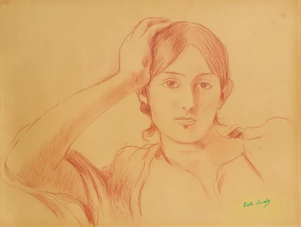 Portrait de Jeanne Pontillon av Berthe Morisot