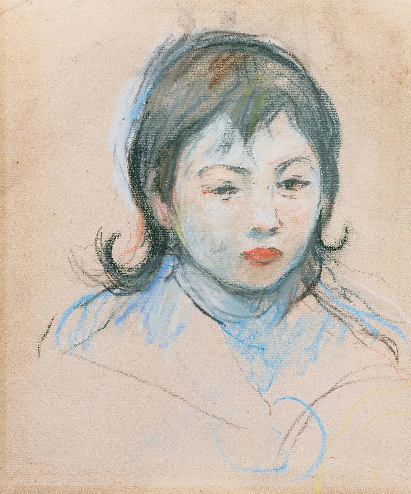 Portrait D’enfant (Charly Thomas) av Berthe Morisot