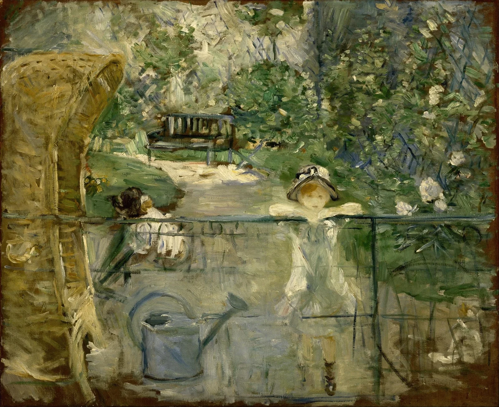 The Basket Chair av Berthe Morisot