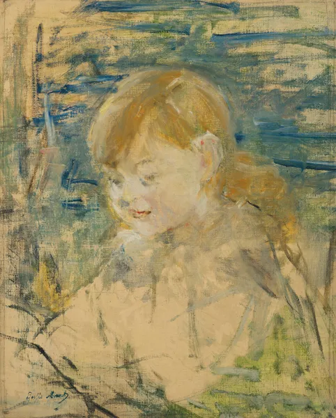 The Blond Girl av Berthe Morisot
