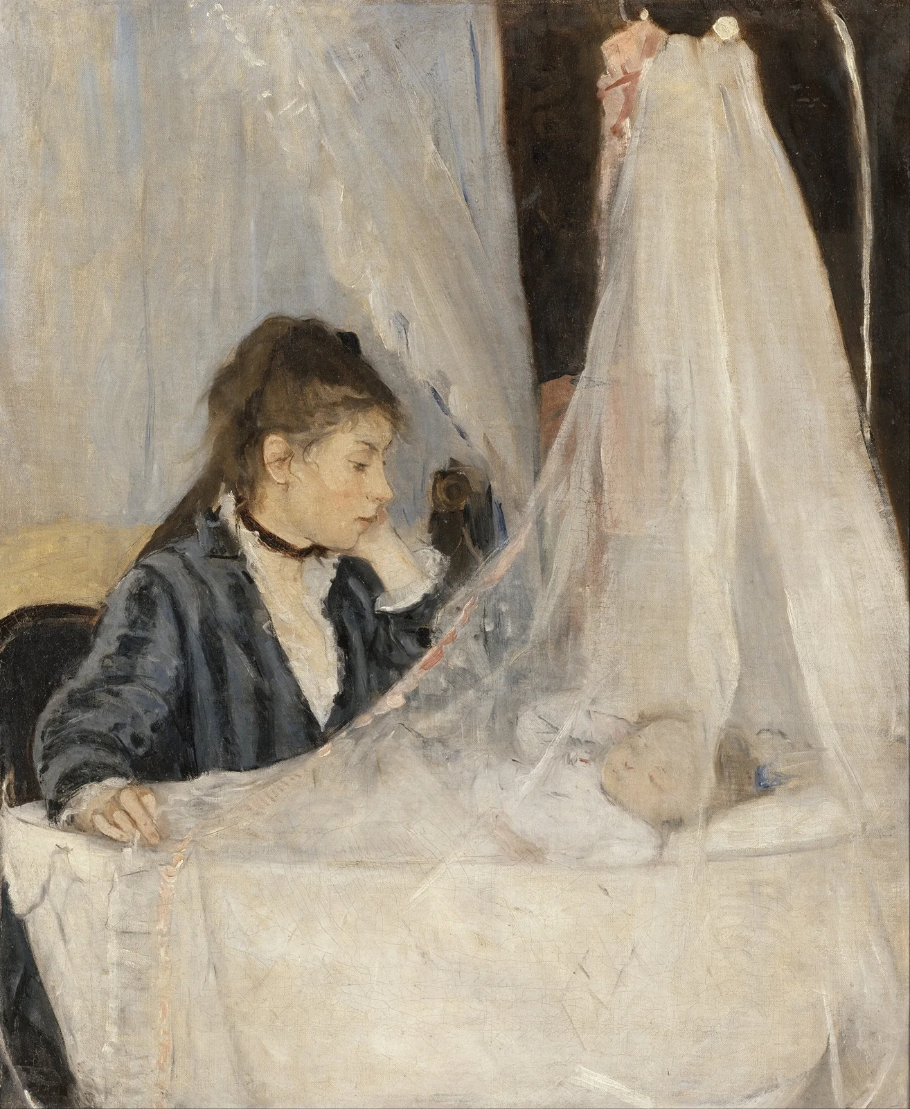 The Cradle av Berthe Morisot