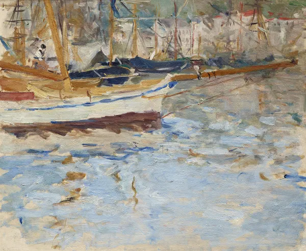 The Port of Nice av Berthe Morisot