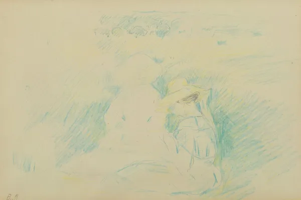 Two women av Berthe Morisot
