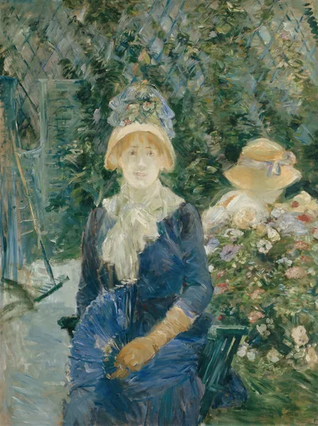 Woman in a Garden av Berthe Morisot