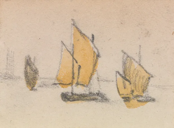 One of a Group of Three Studies on the Venetian Logoon – nr 1 av Myles Birket Foster