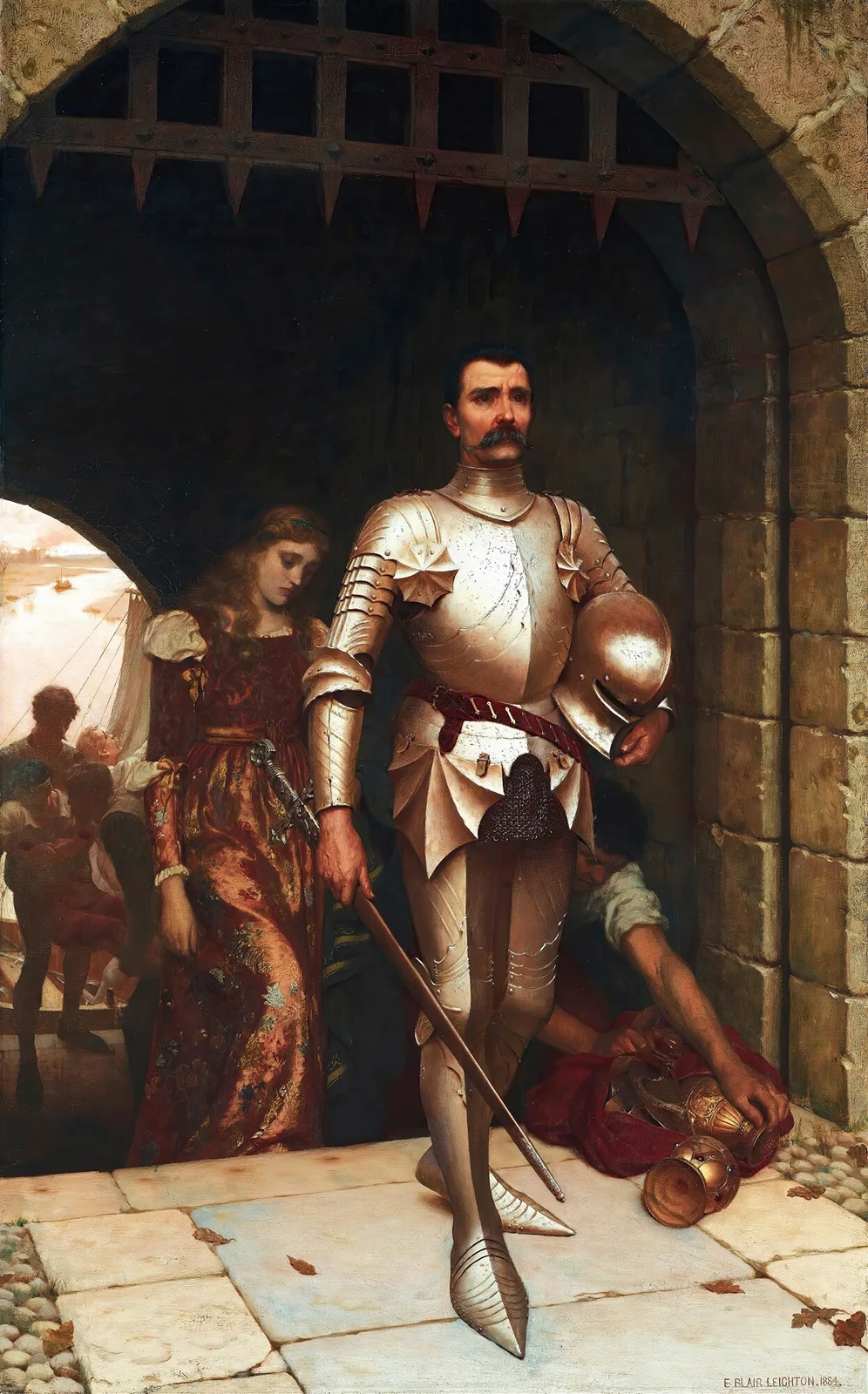 Conquest av Edmund Blair Leighton