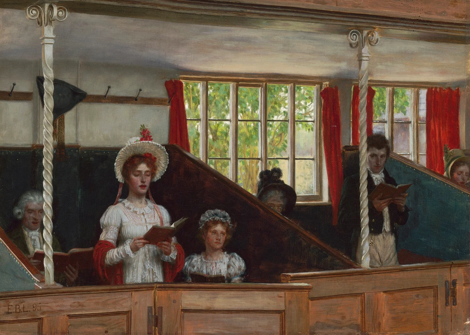 Devotion av Edmund Blair Leighton