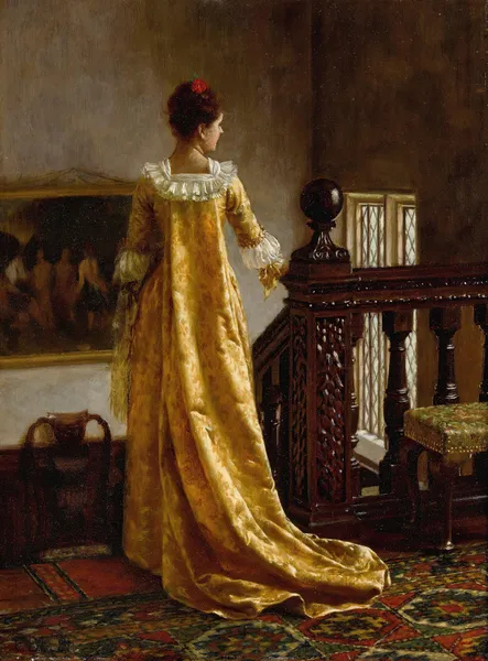 Qui M’aime Me Suit (Who Loves Me Follows Me) av Edmund Blair Leighton