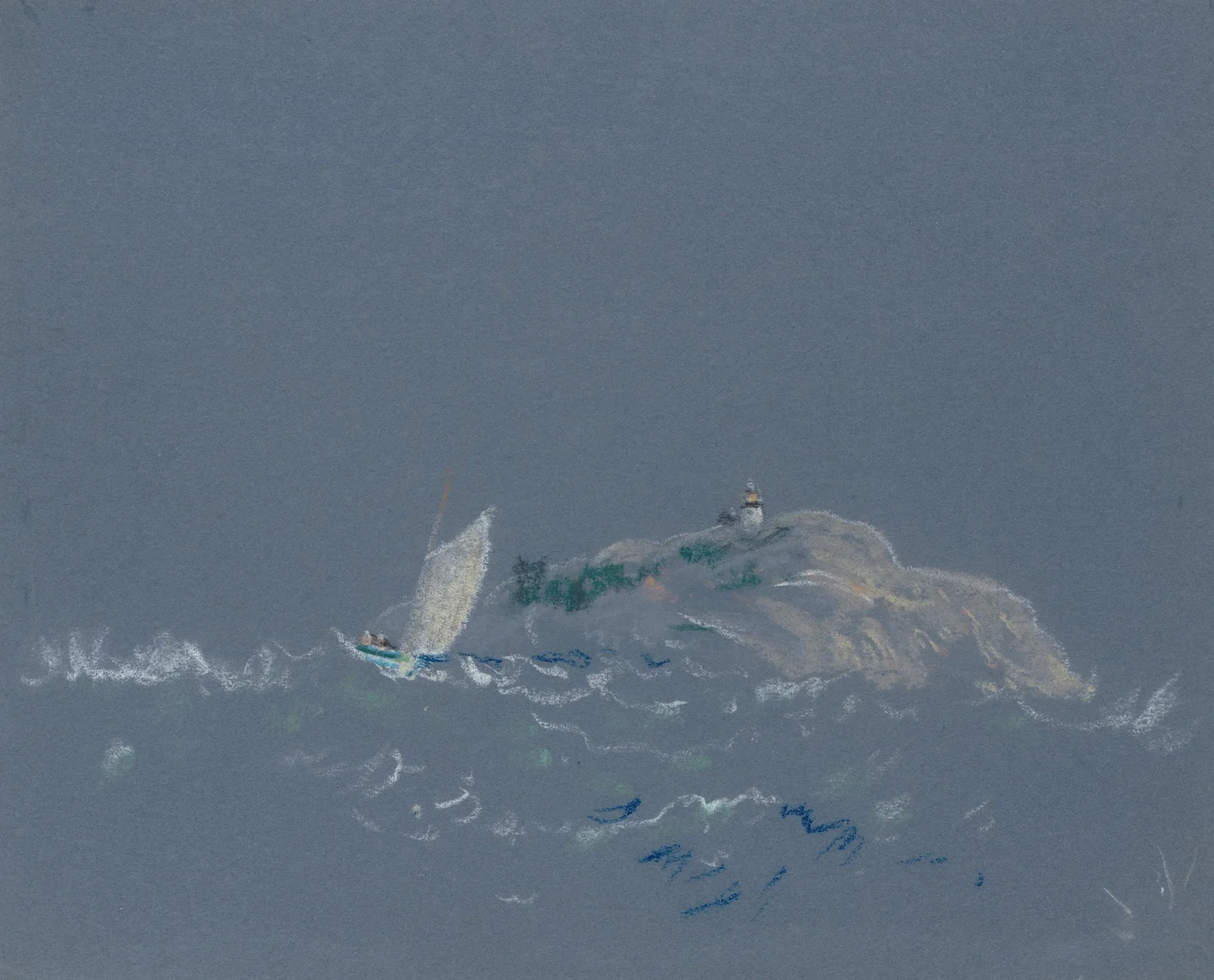 Bear Island Light av Arthur Bowen Davies