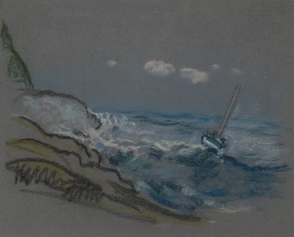 Boat in Distress av Arthur Bowen Davies