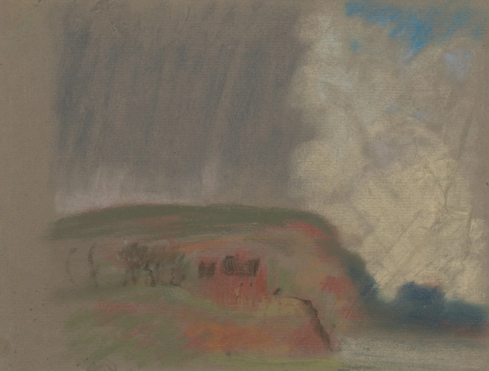House on Hillside av Arthur Bowen Davies