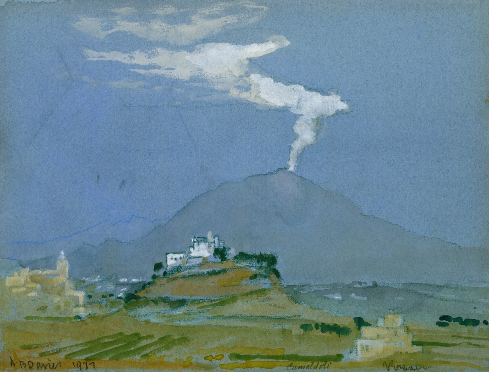 Landscape (Camaldoli) av Arthur Bowen Davies