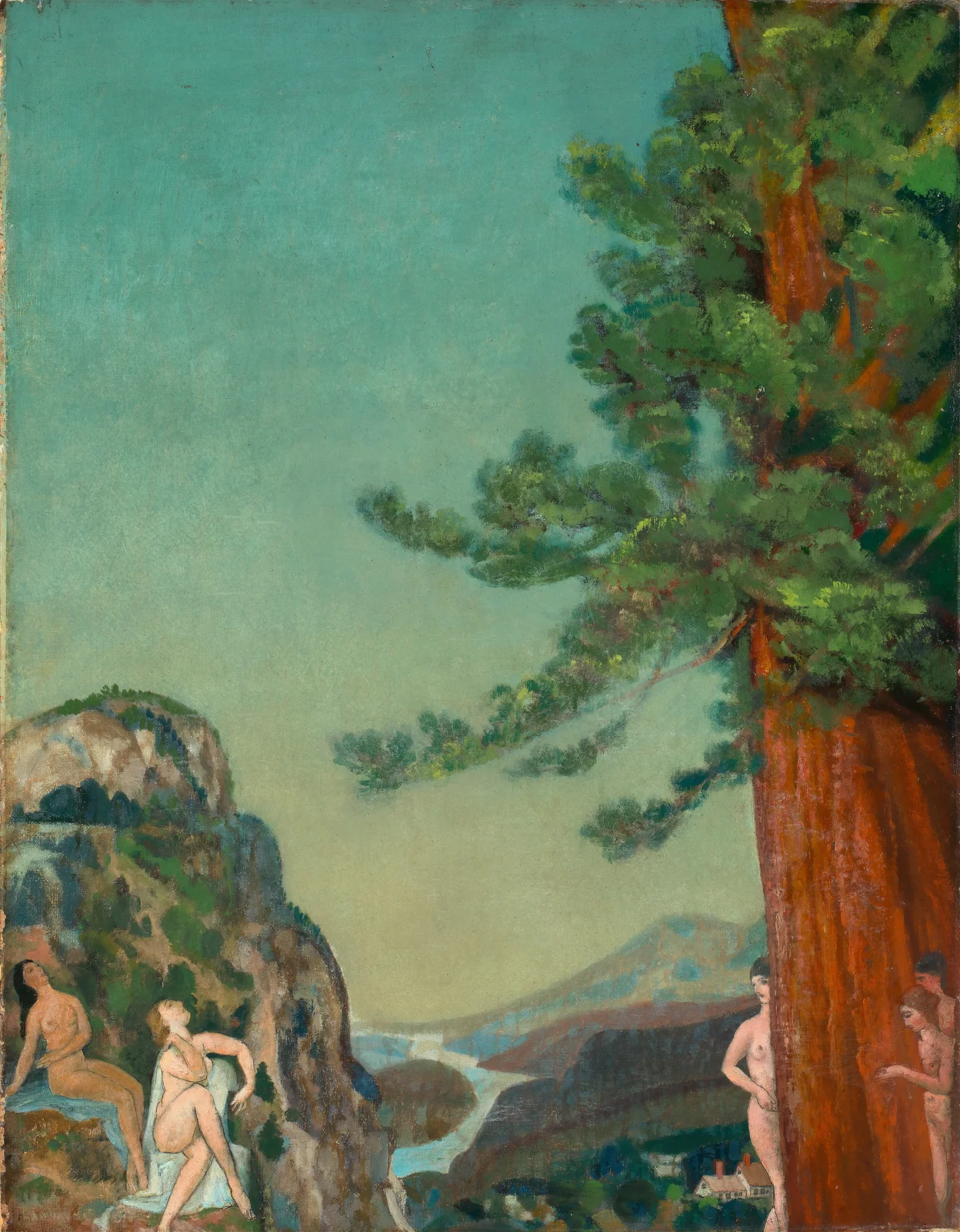 On the Cliffs av Arthur Bowen Davies