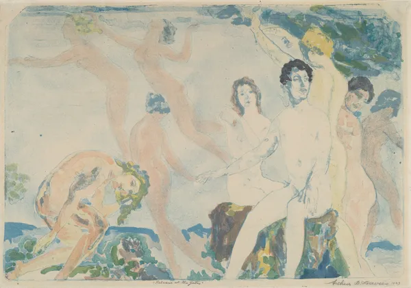 Release at the Gates av Arthur Bowen Davies