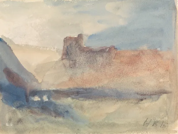 Coast near Tunis av Hercules Brabazon Brabazon