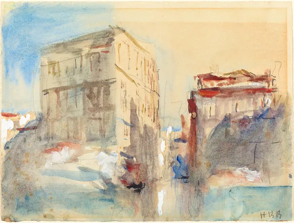 Palaces on the Grand Canal in Venice av Hercules Brabazon Brabazon
