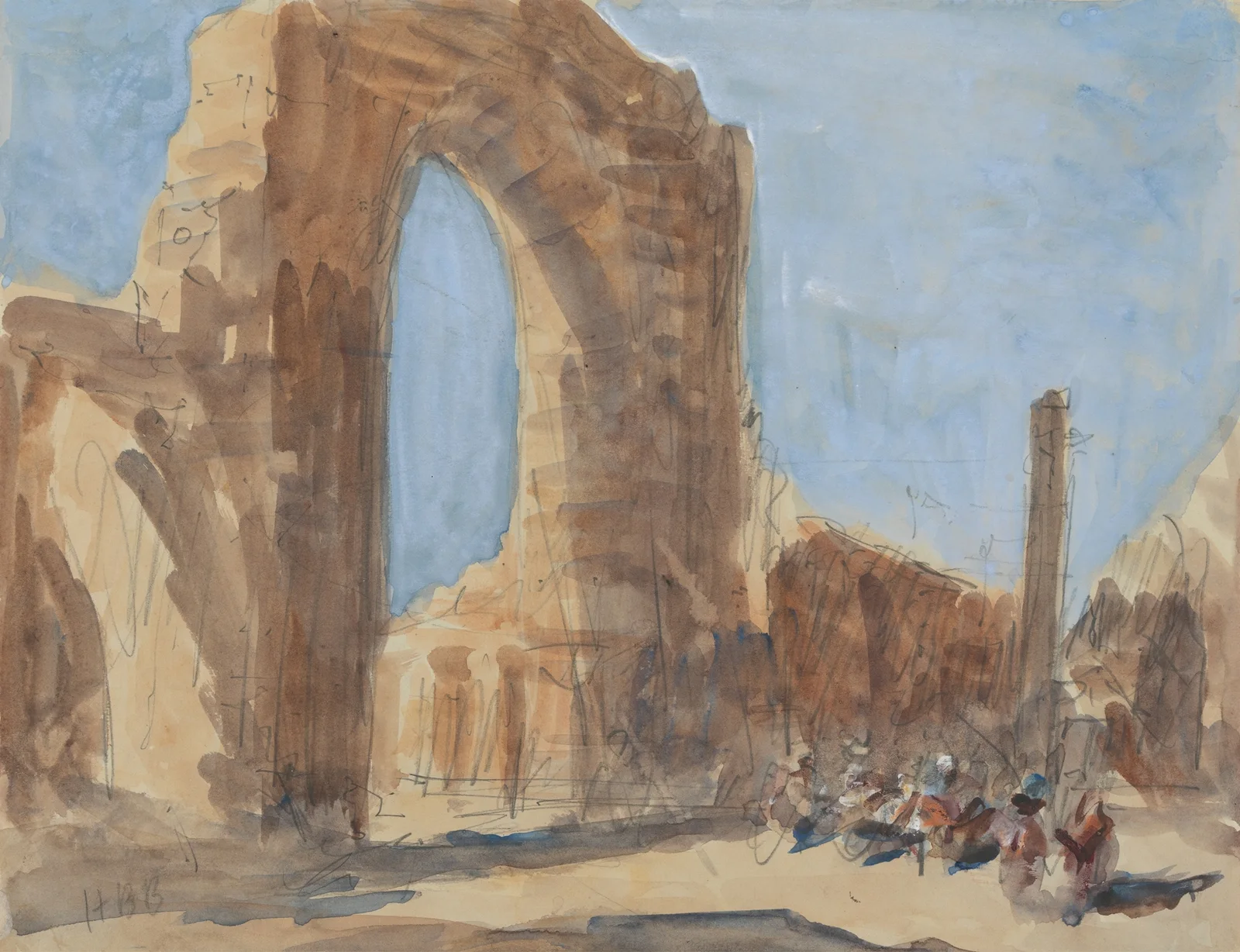 Red Fort, New Delhi av Hercules Brabazon Brabazon