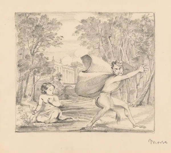 Scene from Scott’s ‘Lay of the Last Minstrel’ av Samuel Finley Breese Morse