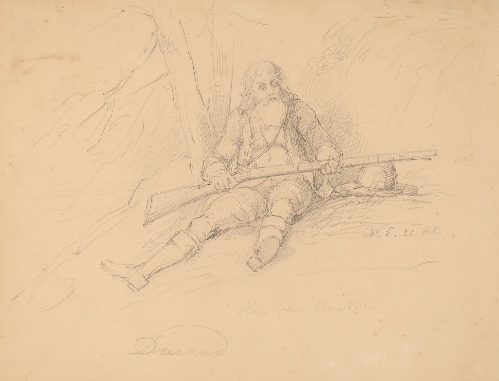 Rip Van Winkle av Asher Brown Durand