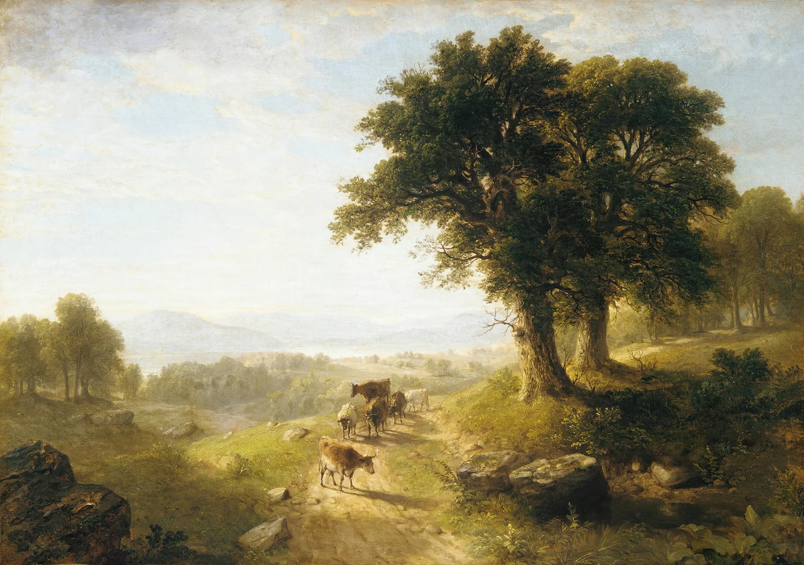 River Scene av Asher Brown Durand