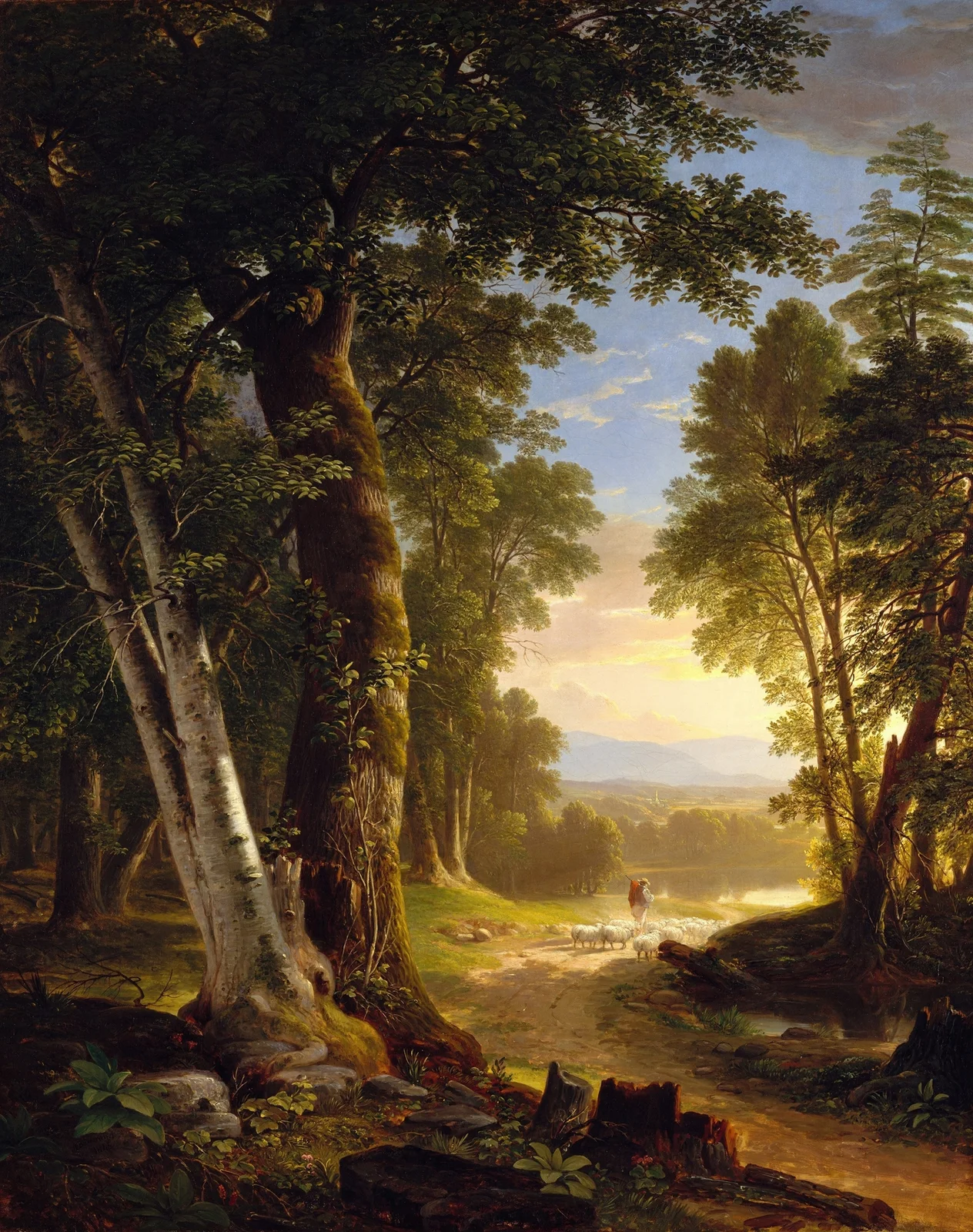 The Beeches av Asher Brown Durand