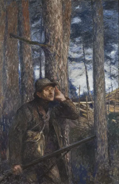 Tjuvskytt av Bruno Liljefors