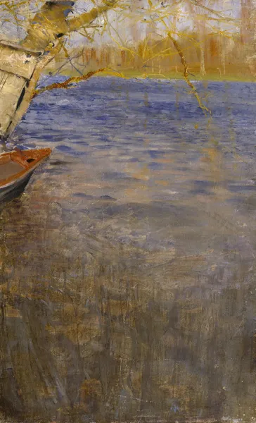 Vid havet. En vårdag av Bruno Liljefors