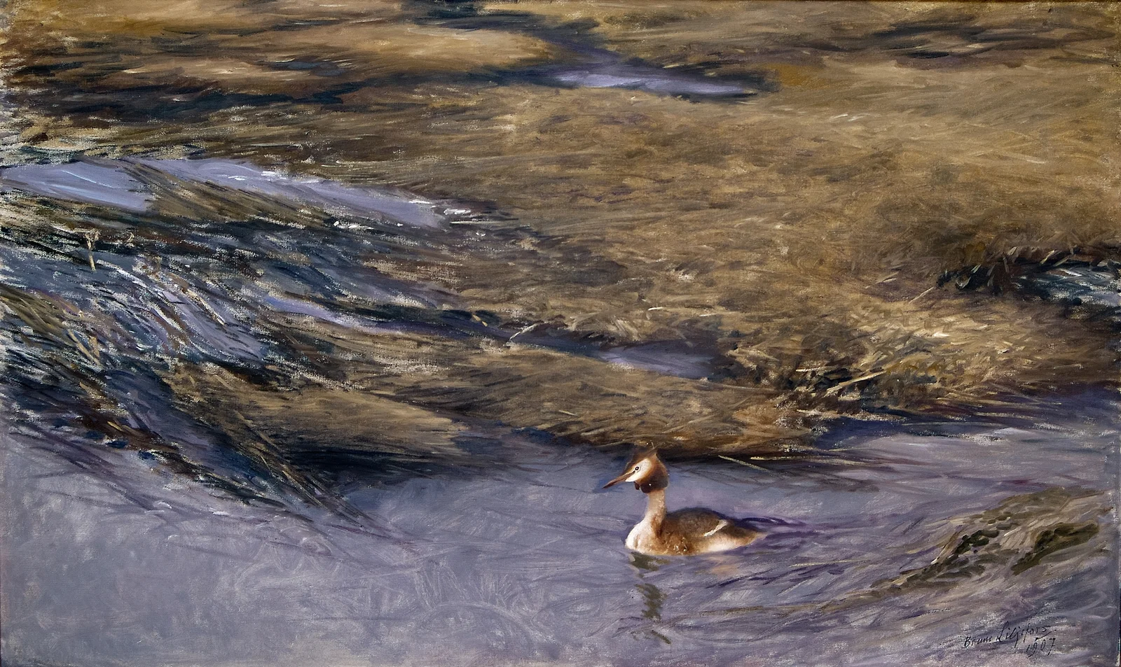 Grebe av Bruno Liljefors