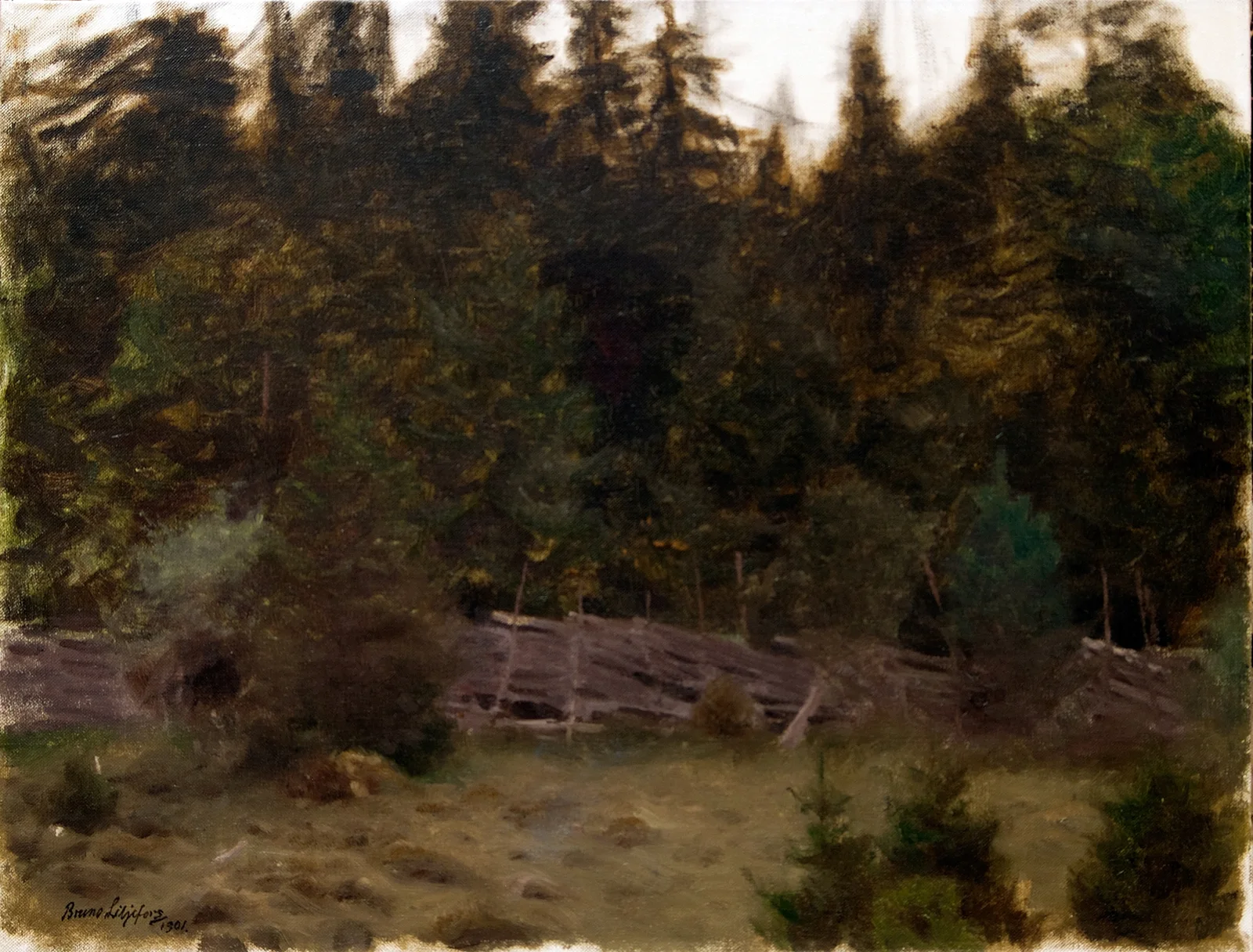 Landscape Study av Bruno Liljefors