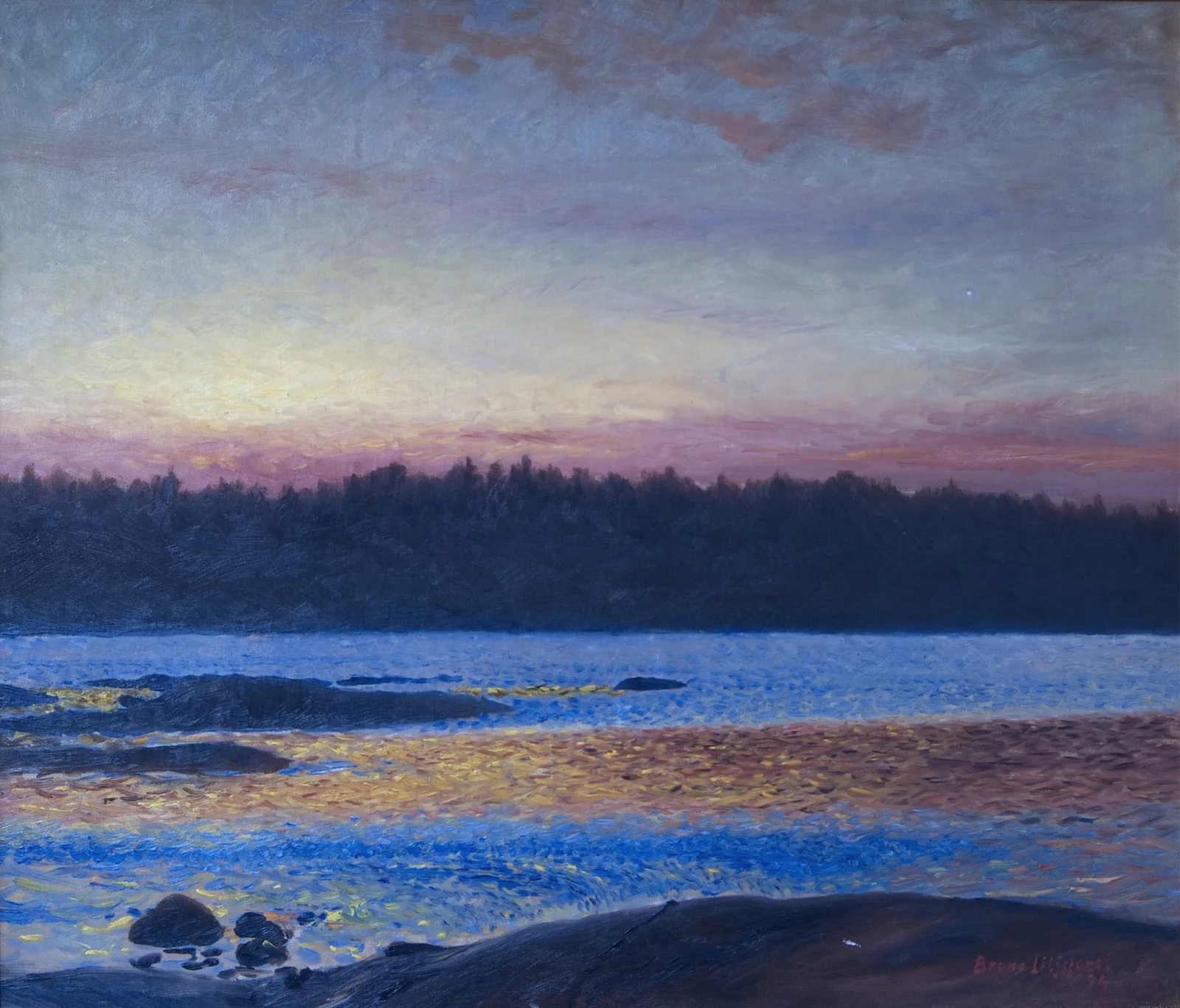 Morgon av Bruno Liljefors