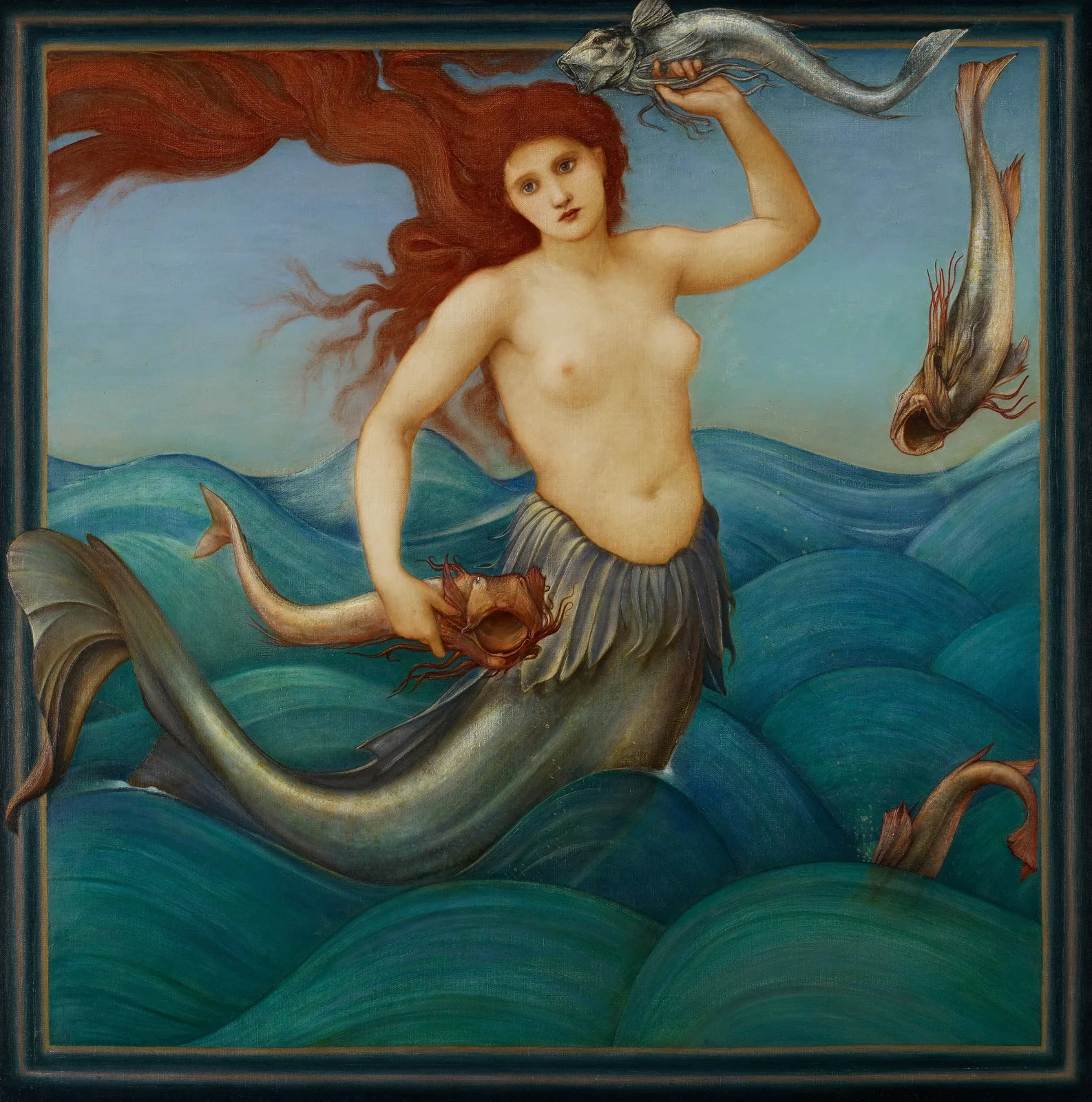 A Sea-Nymph av Sir Edward Coley Burne-Jones