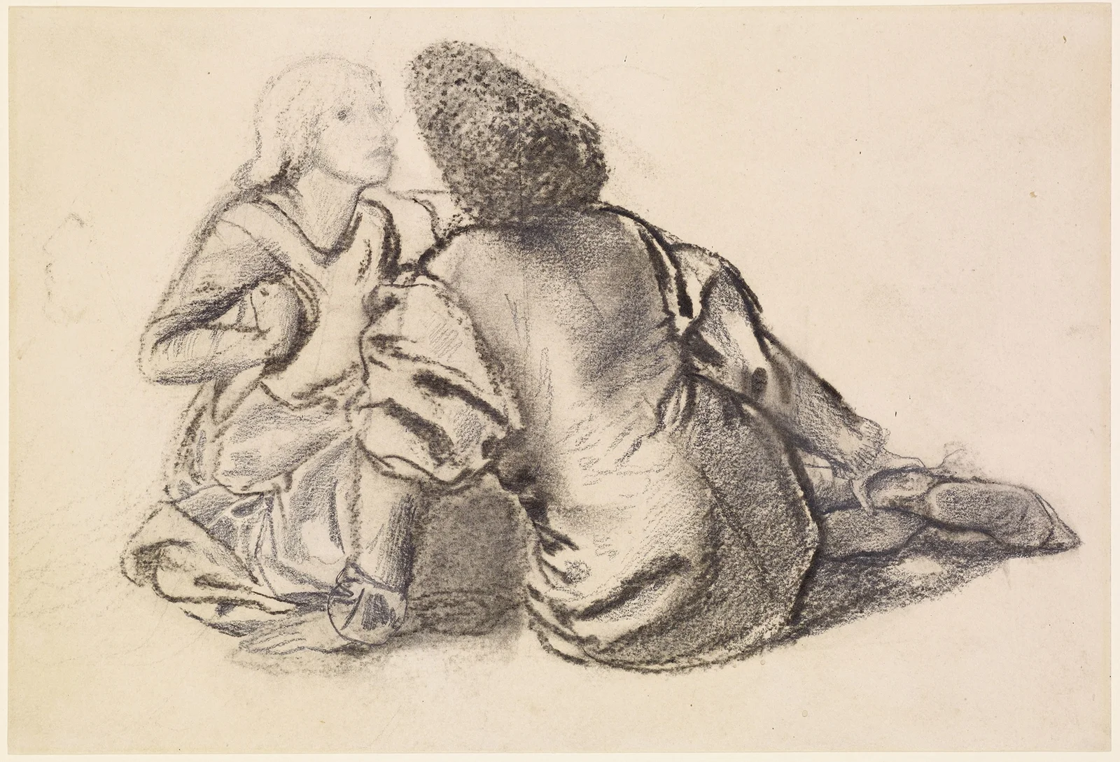 An Idyll – Study av Sir Edward Coley Burne-Jones
