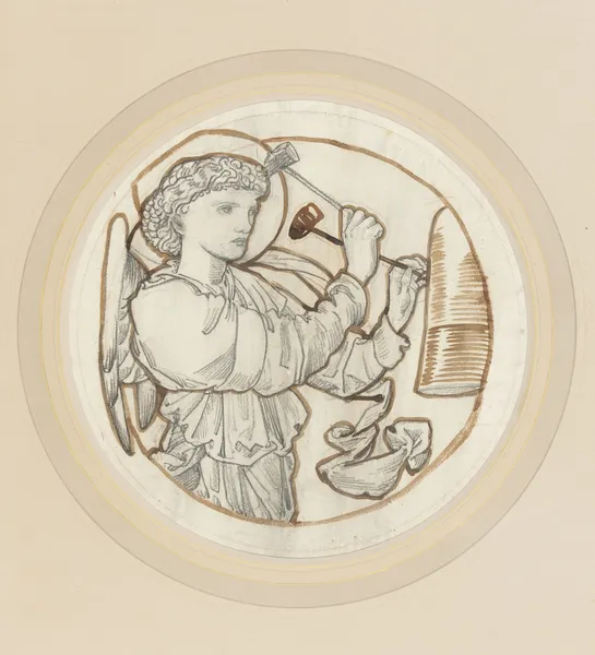 Angel Playing on Bells – nr 3 av Sir Edward Coley Burne-Jones