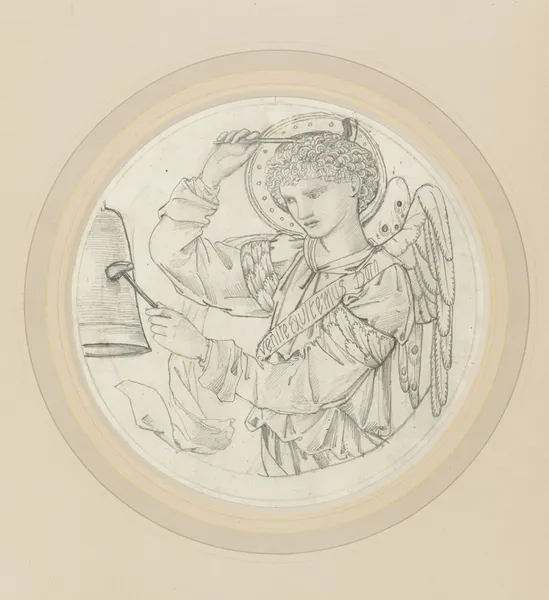 Angel Playing on Bells III av Sir Edward Coley Burne-Jones