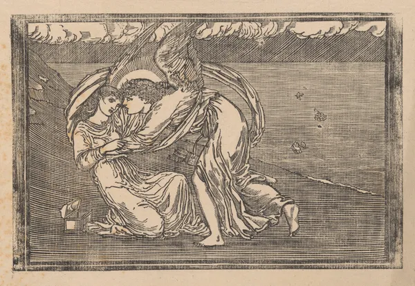Cupid coming to Psyche’s aid av Sir Edward Coley Burne-Jones