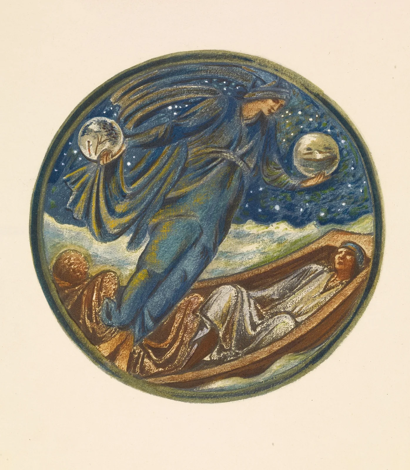 False Mercury av Sir Edward Coley Burne-Jones
