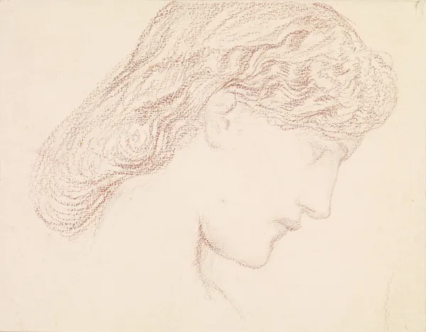 Female – Head Study of Augusta Jones av Sir Edward Coley Burne-Jones