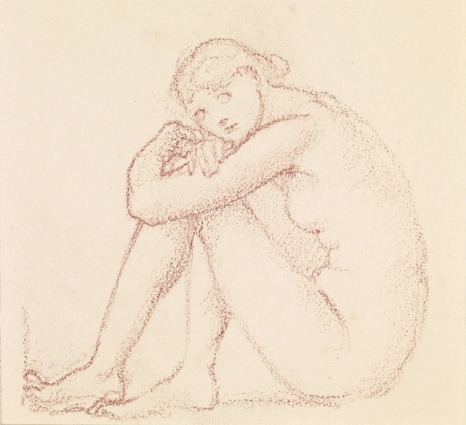 Female Nude – Study av Sir Edward Coley Burne-Jones
