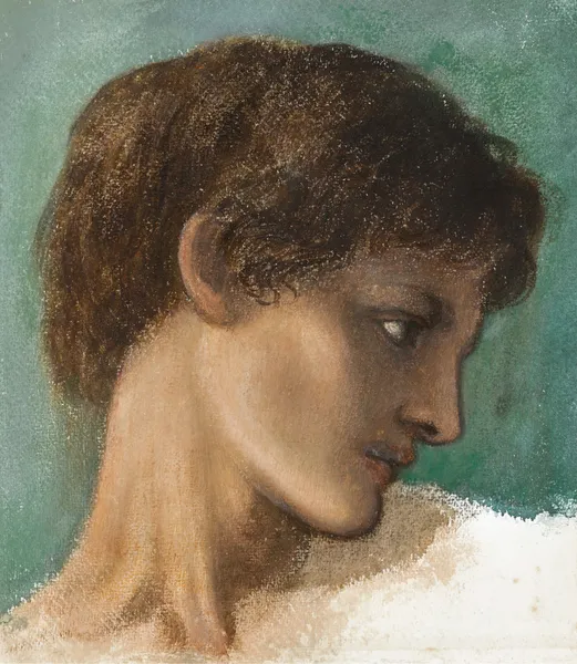 Head of a Young Man av Sir Edward Coley Burne-Jones