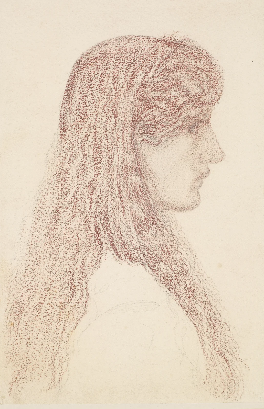 Maria Zambaco – Profile Study av Sir Edward Coley Burne-Jones