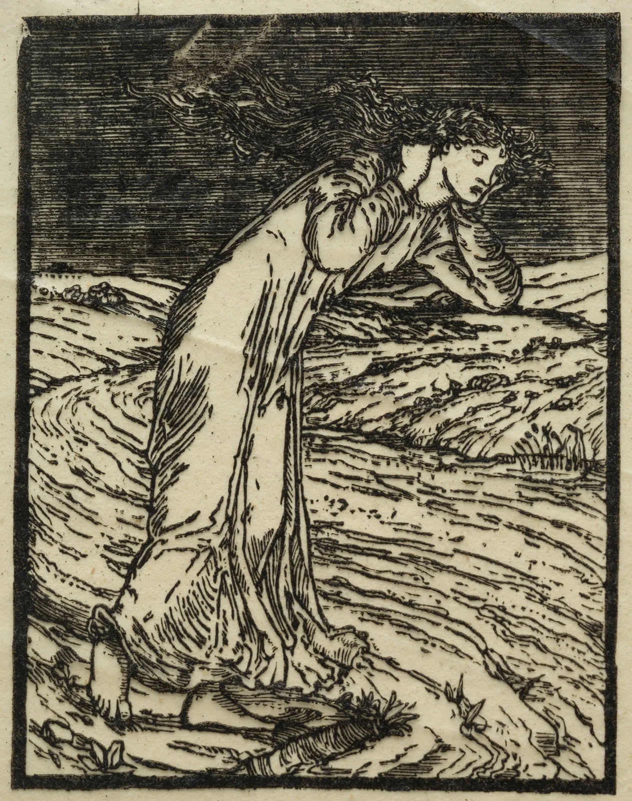 Psyche Throwing Herself into the River av Sir Edward Coley Burne-Jones