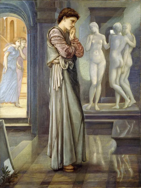 Pygmalion And The Image – The Heart Desires av Sir Edward Coley Burne-Jones