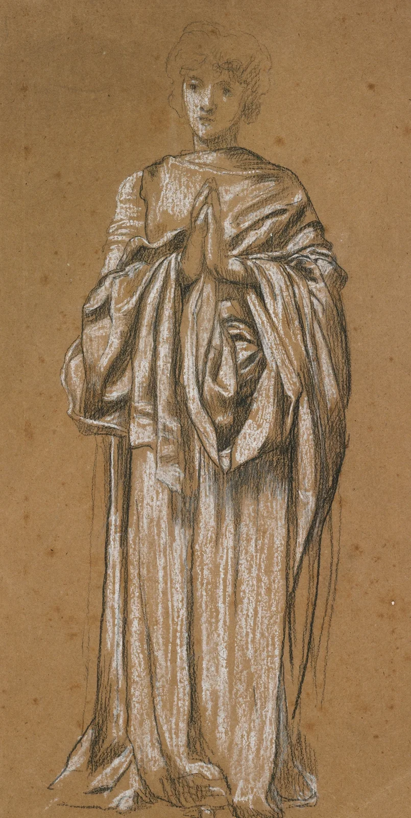 Standing Draped Figure av Sir Edward Coley Burne-Jones