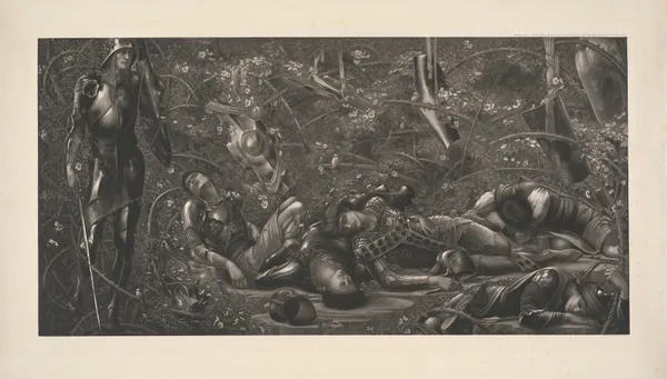 The Briar Wood av Sir Edward Coley Burne-Jones