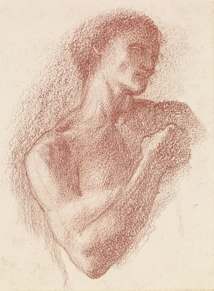 The Fates – Study of the Male Lover av Sir Edward Coley Burne-Jones